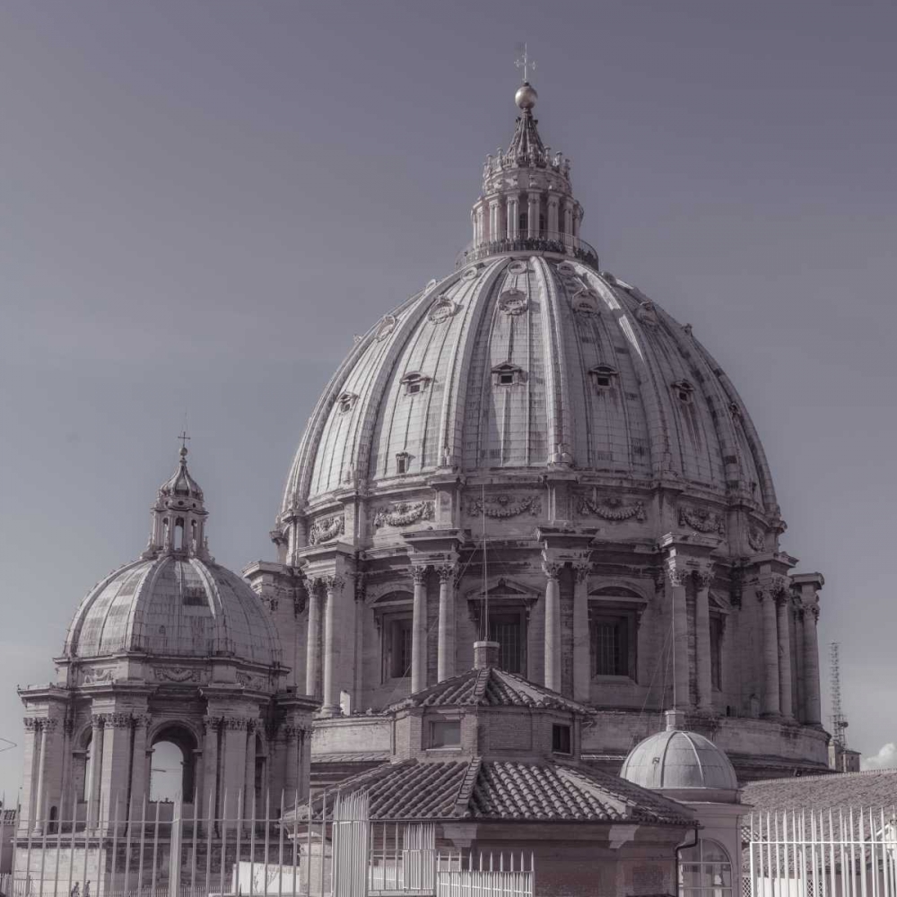 St. Peters Basilica dome, Rome, Italy