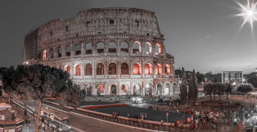 Famous Colosseum in Rome, Italy