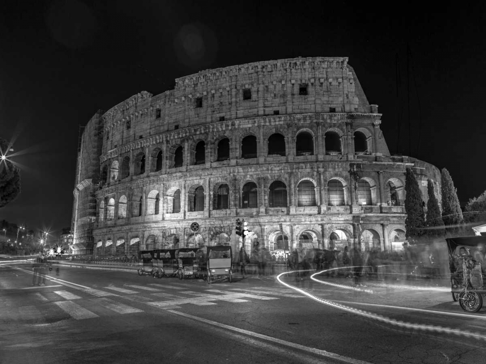 Famous Colosseum in Rome, Italy