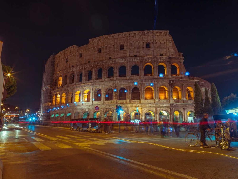 Famous Colosseum in Rome, Italy