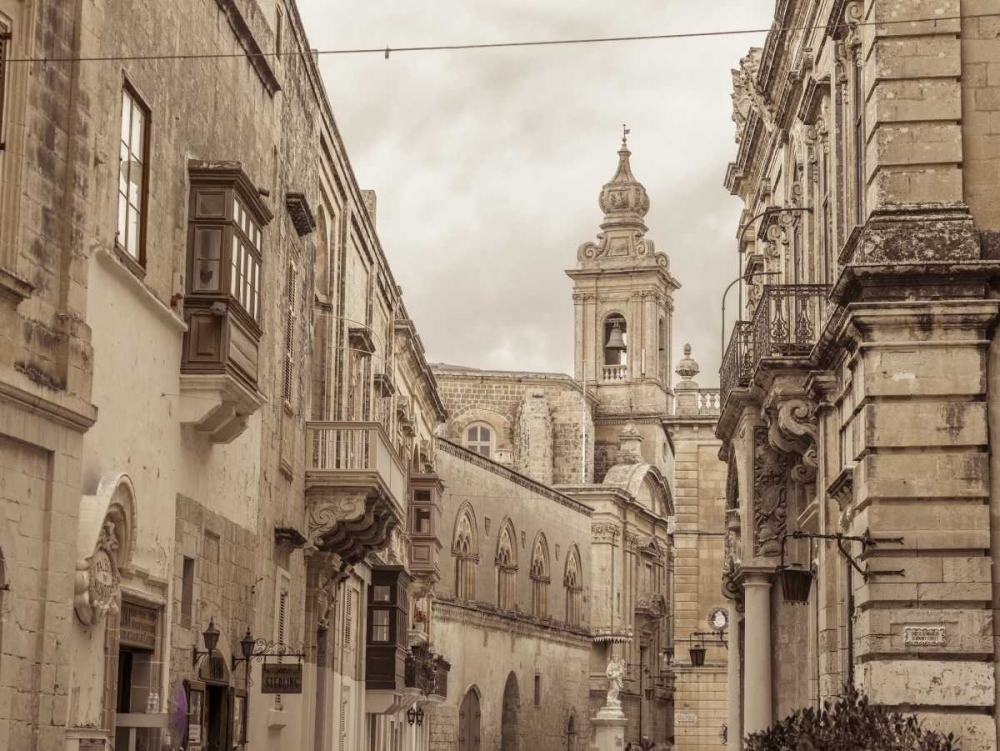 Old buildings in Mdina, Malta