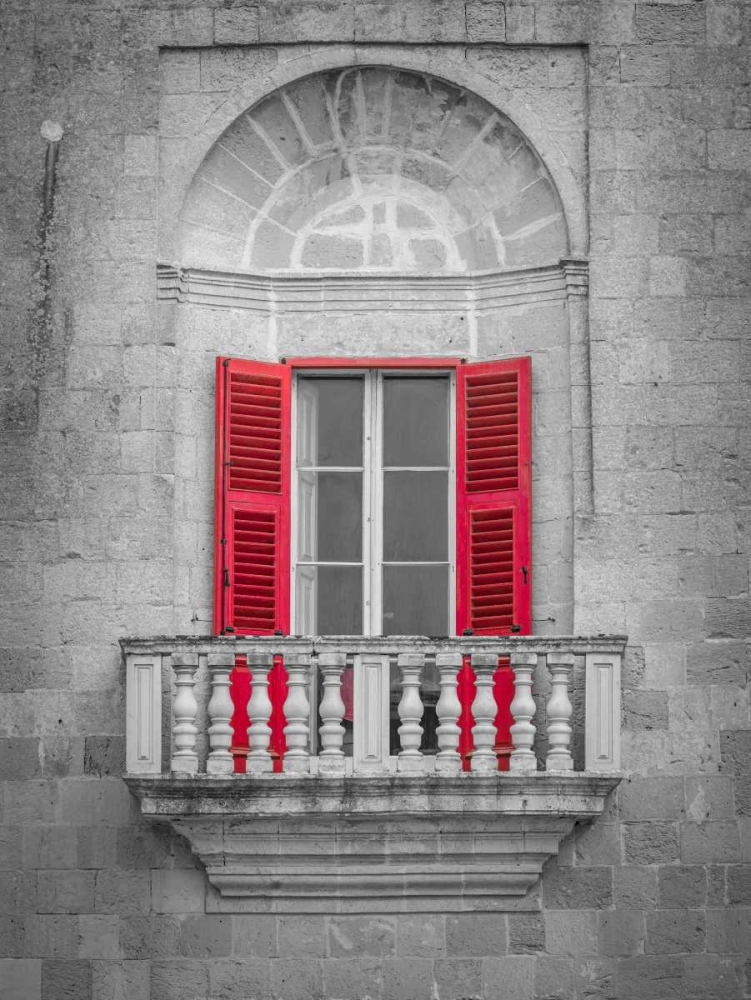 Traditional Maltese balcony, Mdina, Malta