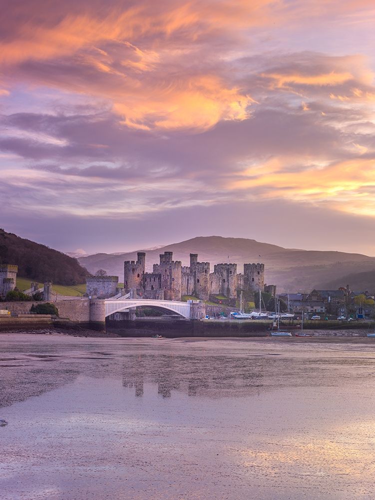 Conwy castle-North Wales coast