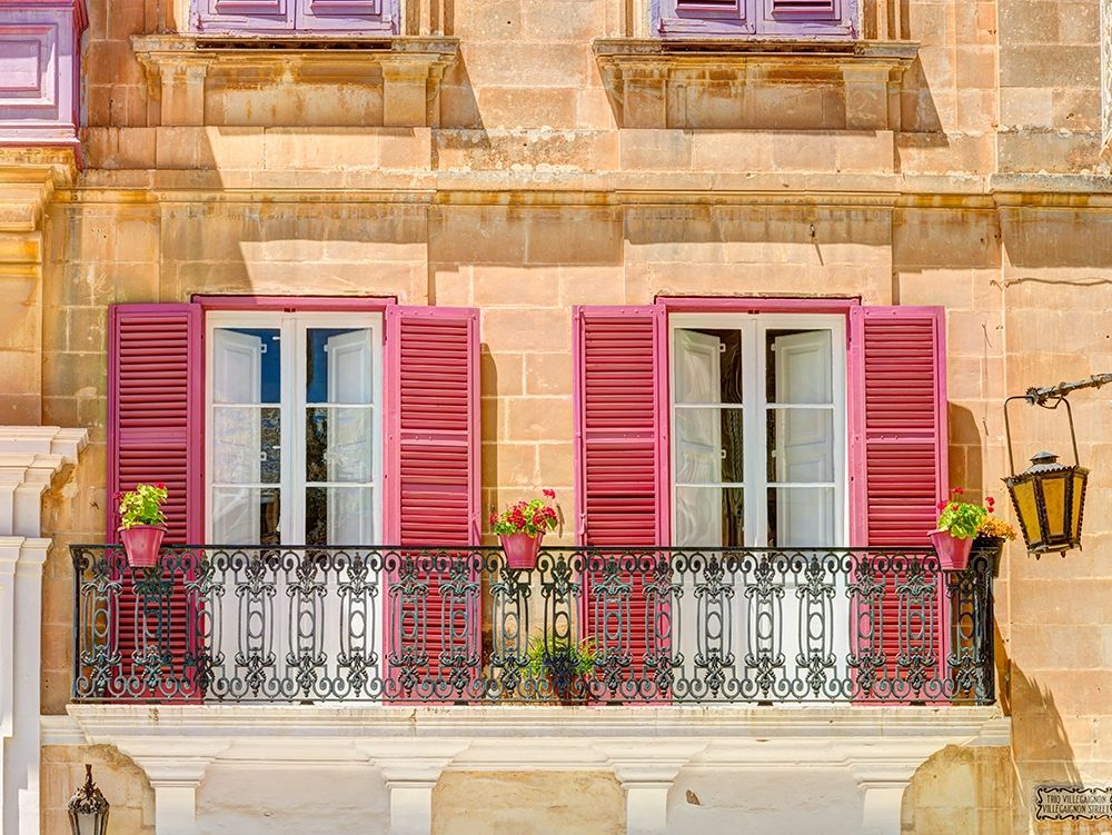 Traditional Maltese house in Mdina-Malta