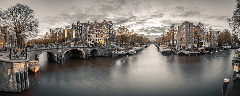 Amsterdam in evening