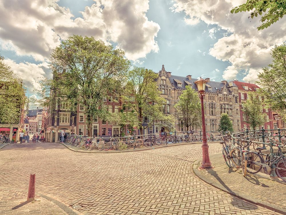 Bicycle parked on the street