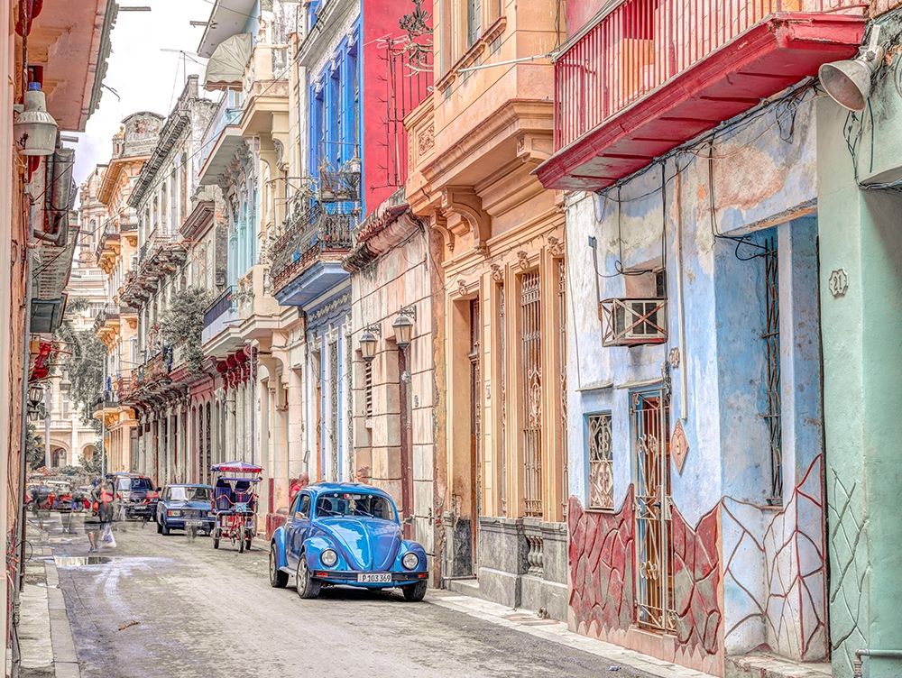 Vintage car on street of Havana, Cuba