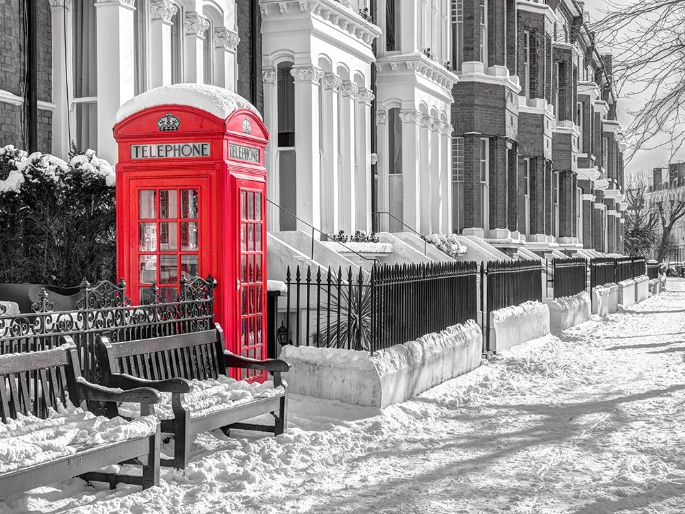 Maida Vale in snow-London