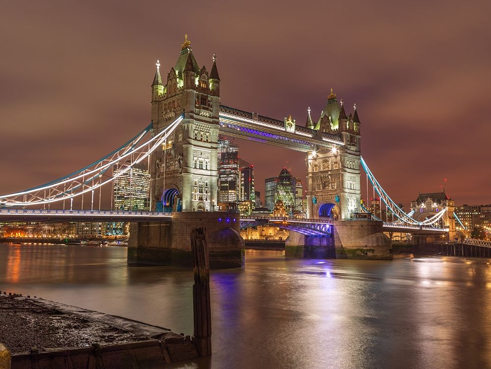 Tower bridge at night-London