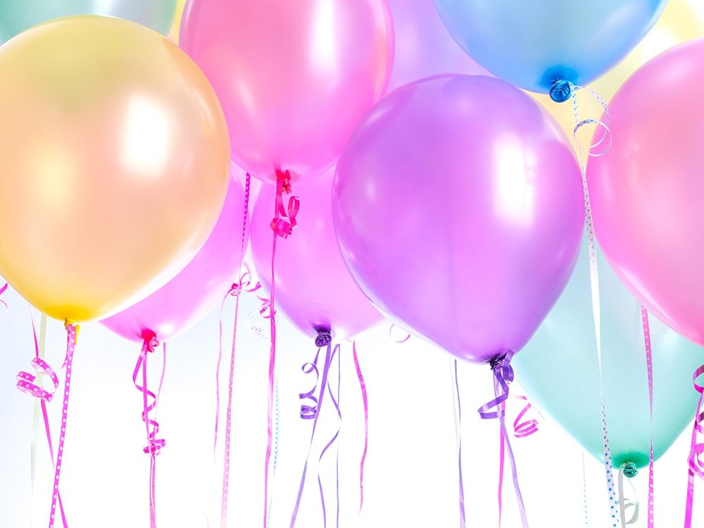 Multi coloured ballons
