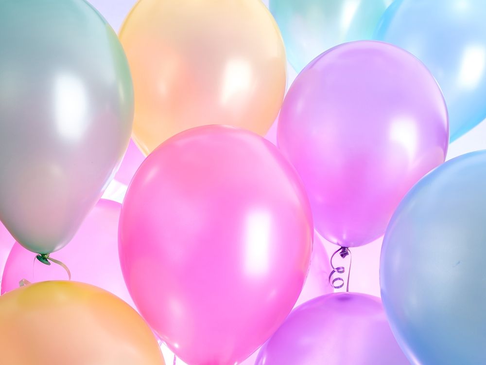 Multi coloured ballons