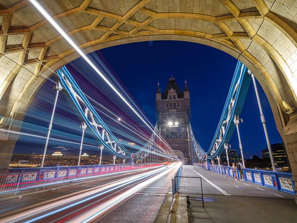 Tower Bridge strip lights