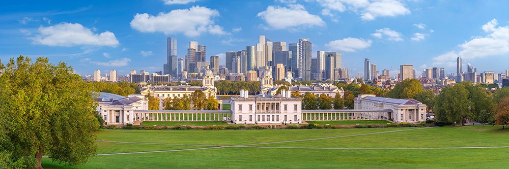Canary Wharf via Greenwich Park