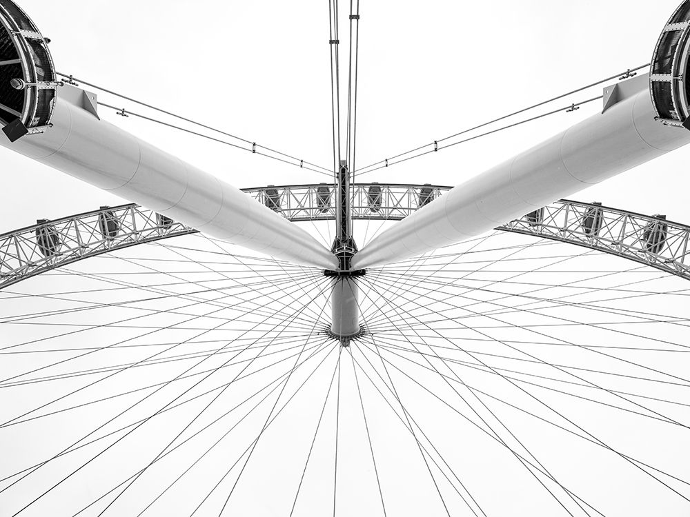 London Eye from below