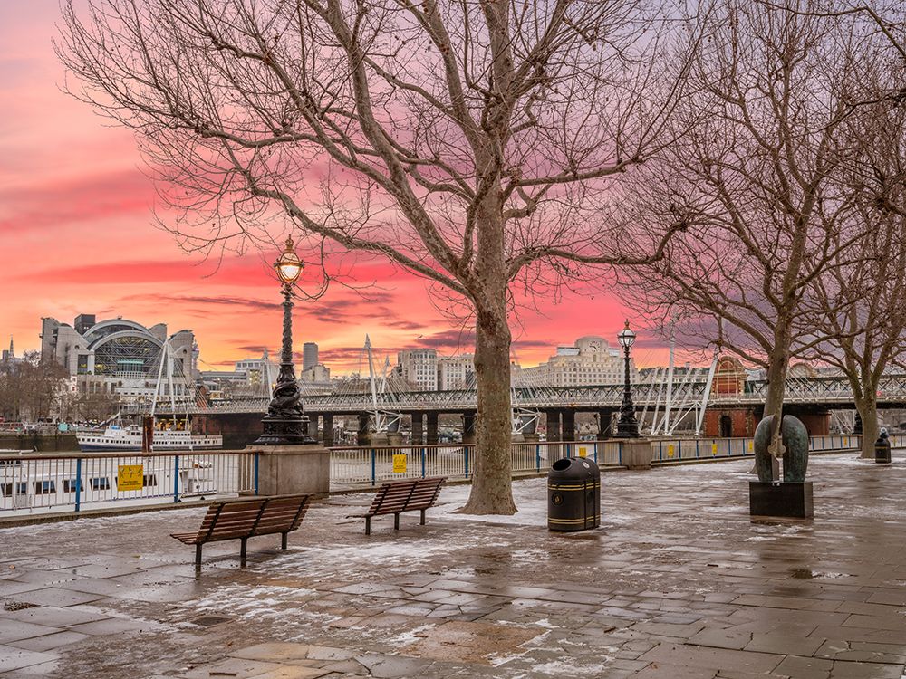 Sunset, Southbank, London