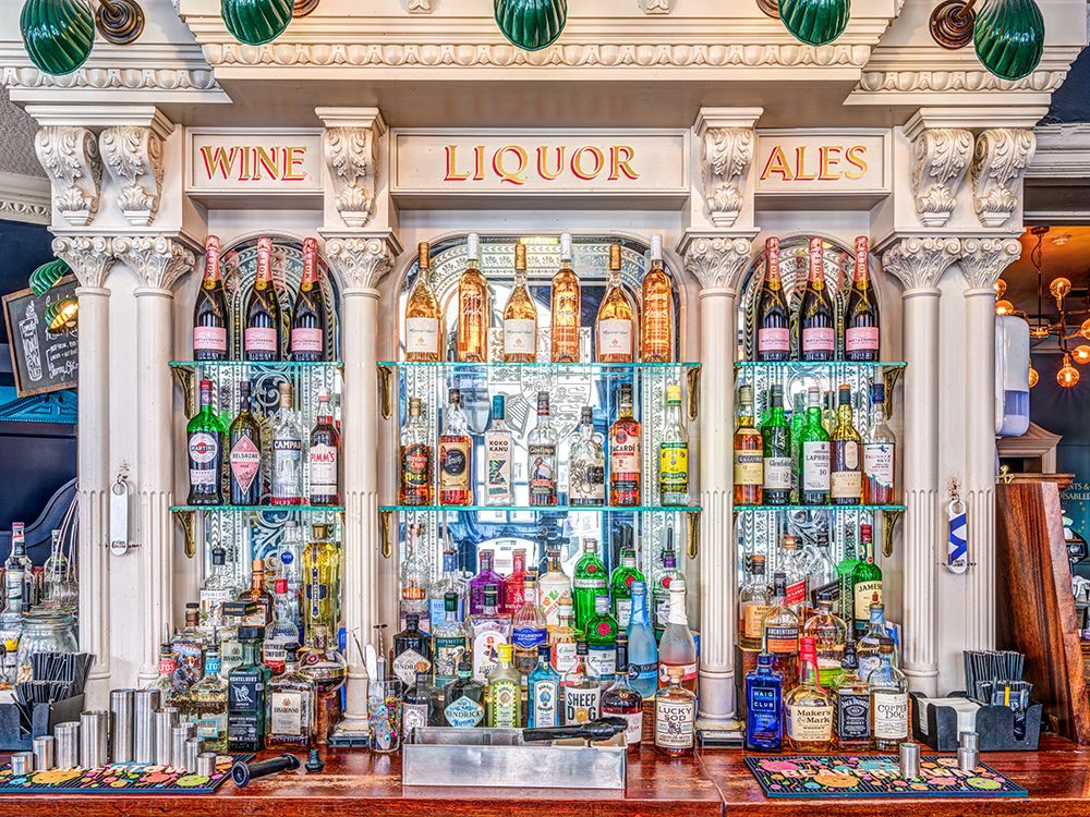 Elegant bar interior