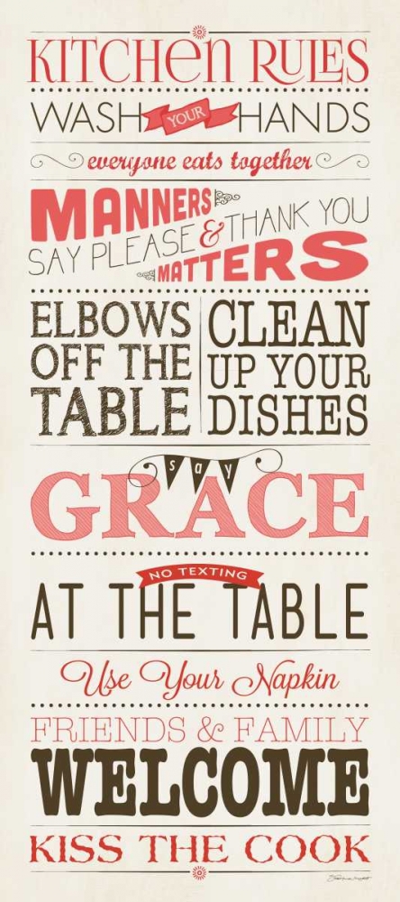 Kitchen Rules - White