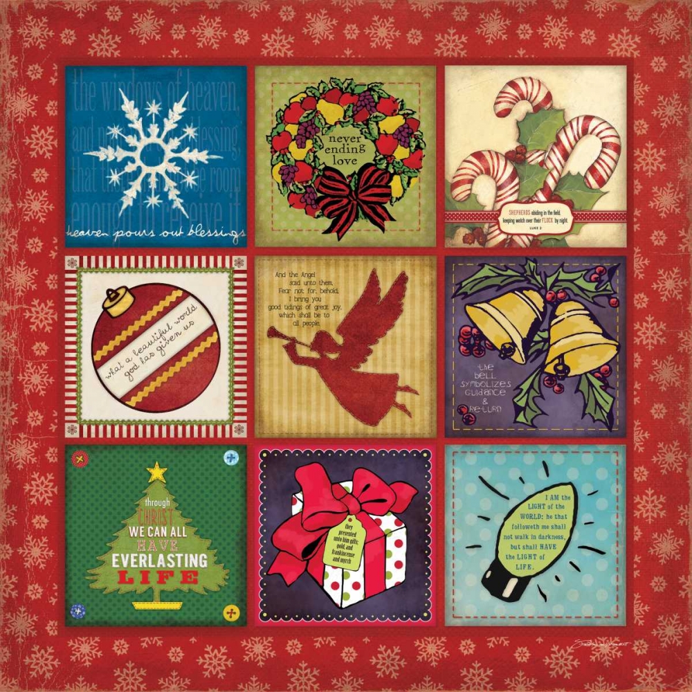 Christmas Symbols Patch