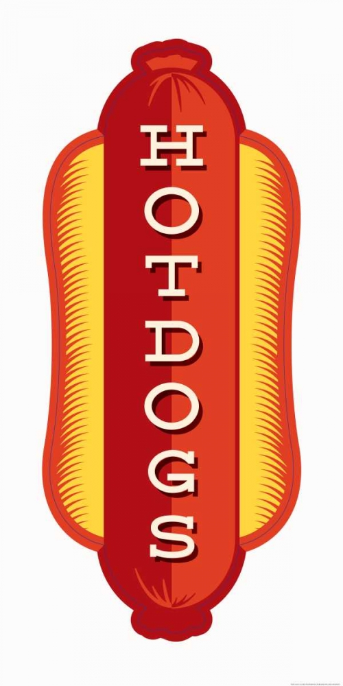 Hotdogs In White