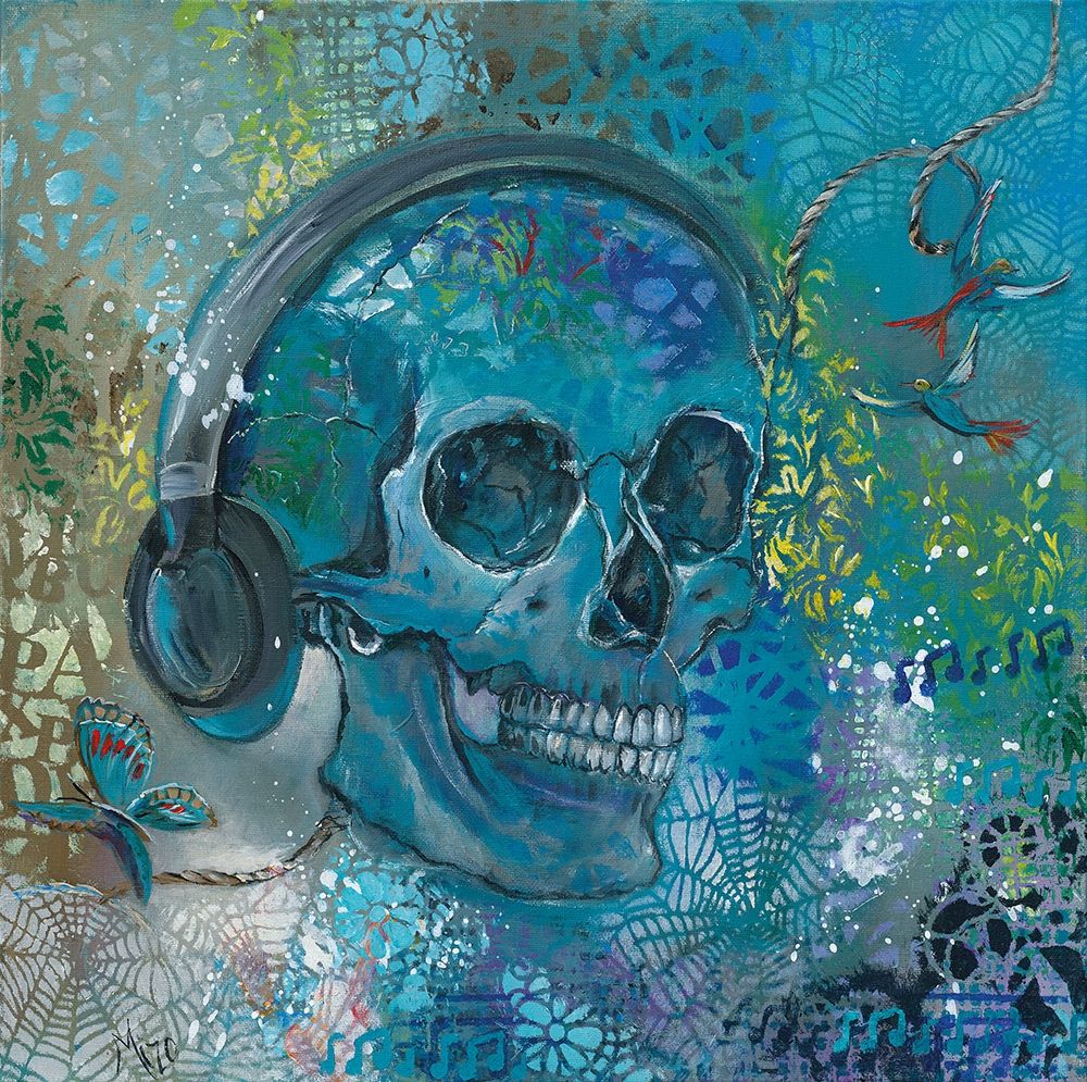 HEAD SET SKULL