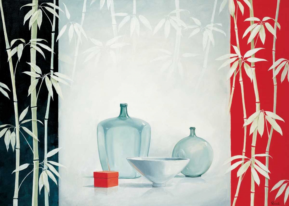 Bamboo and bowls I