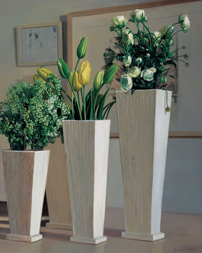 Stillife with white vases