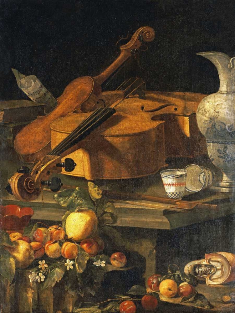 A Violin, a Cello, a Bow, a Sheet