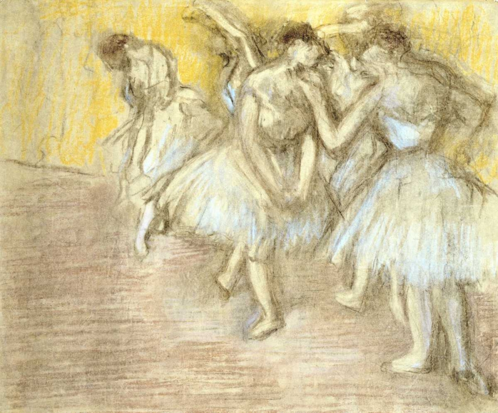 Five Dancers On Stage