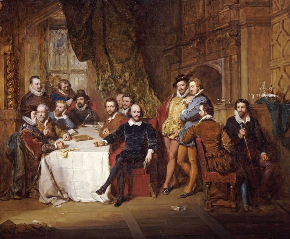 Shakespeare and His Friends at The Mermaid Tavern