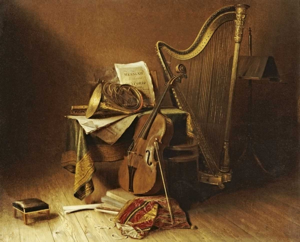 Still Life With Musical Instruments