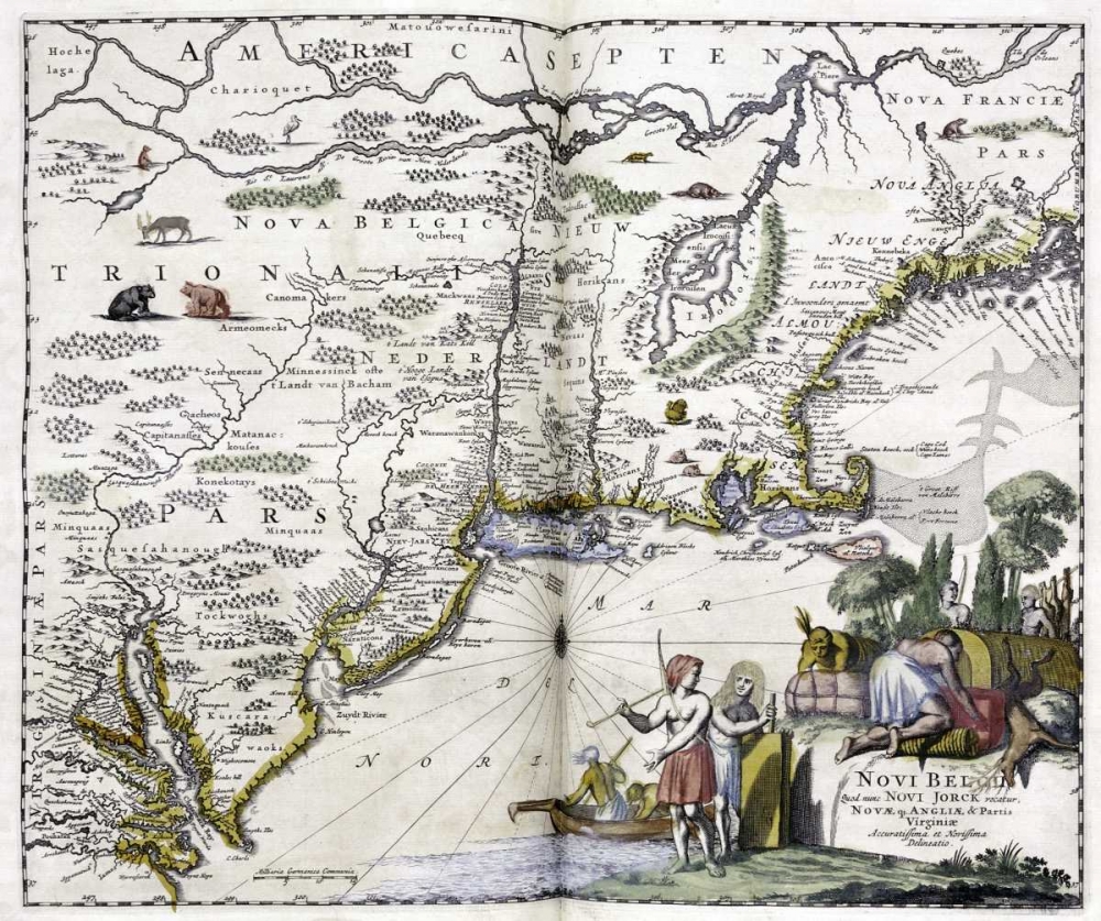Map of The New World