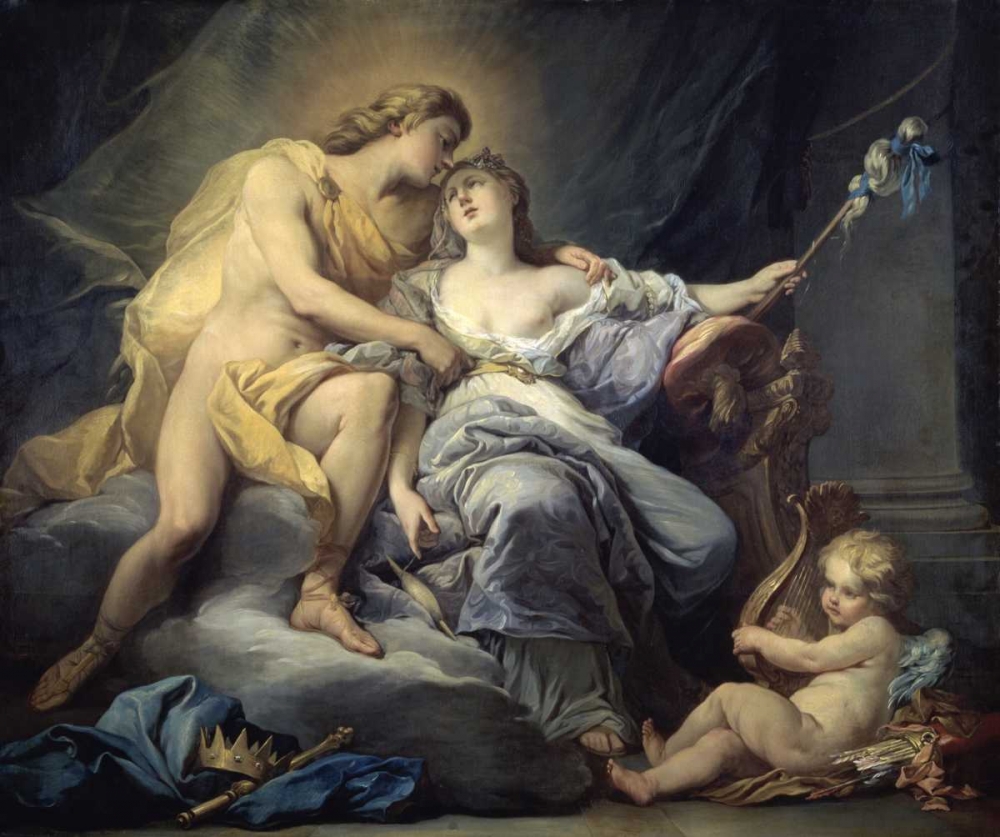 Apollo Caresses Leukothea