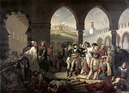 Napoleon Bonaparte Visiting The Plague Stricken at Jaffa