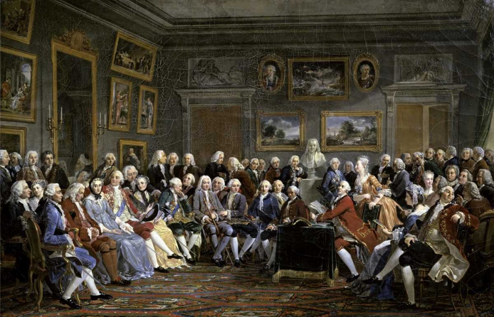 Reading of The Tragedy of Voltaire In Thesalon of Mrs. Jeoffrin