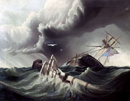 Wreck of An American War-Sloop