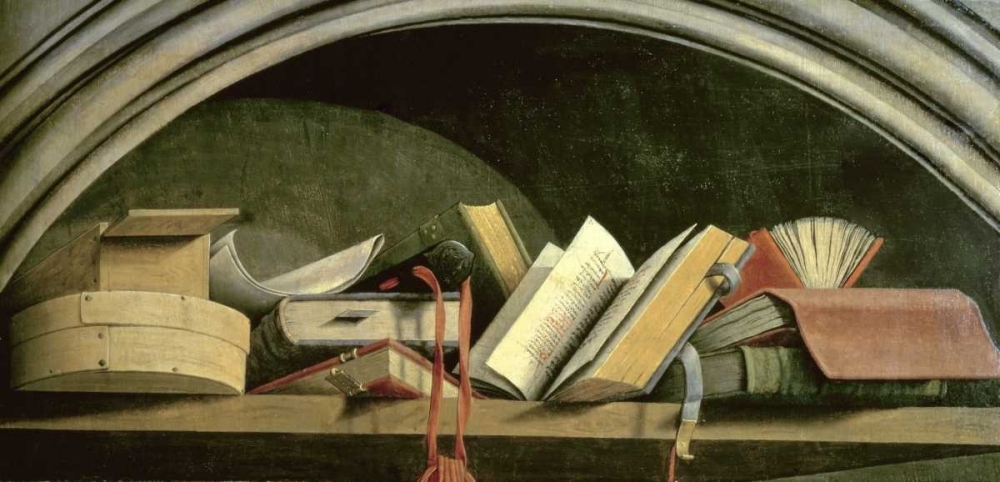 Still Life: Shelf With Books