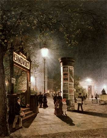First Electric Street Light, Berlin