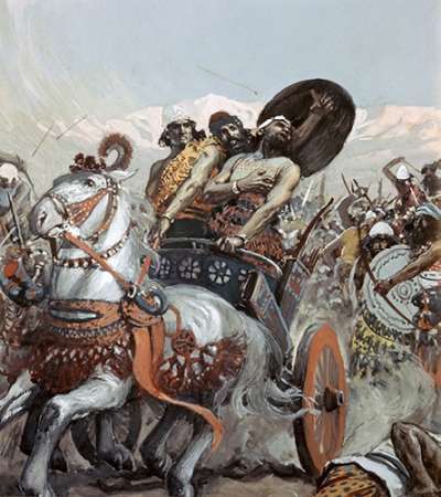 Ahab Pierced By An Arrow