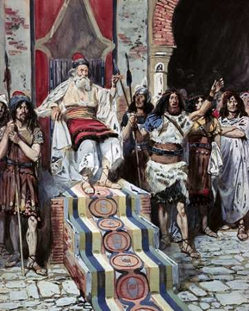 David Sees The Messenger Arrive