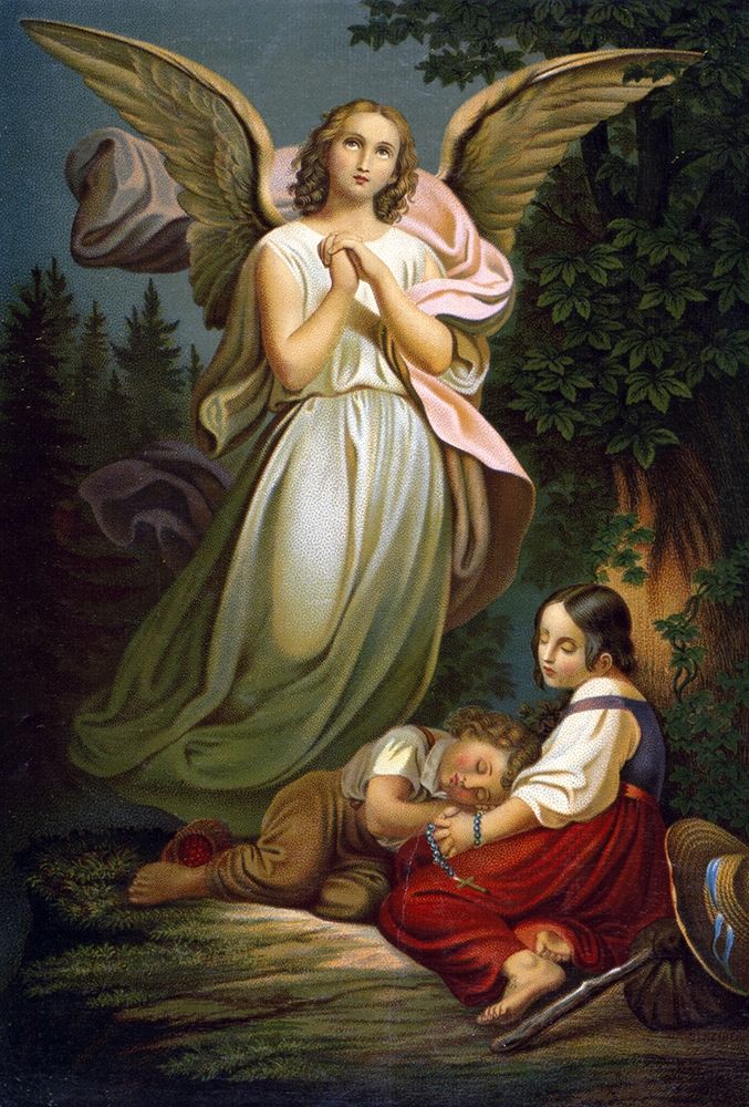 Safe! For the Angel Was Sent to Protect Them