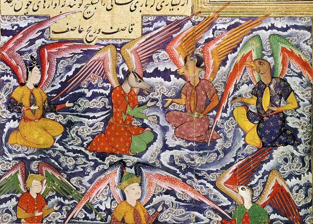 Scene of Conversation Among The Deities