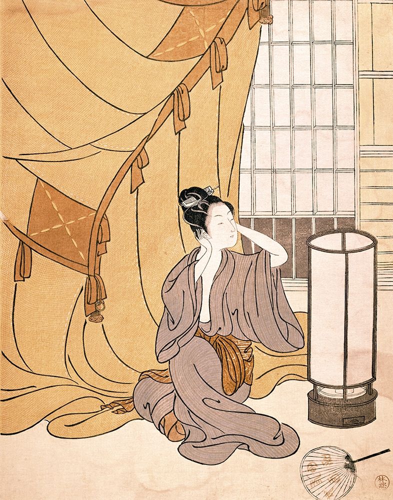 Woman Primping