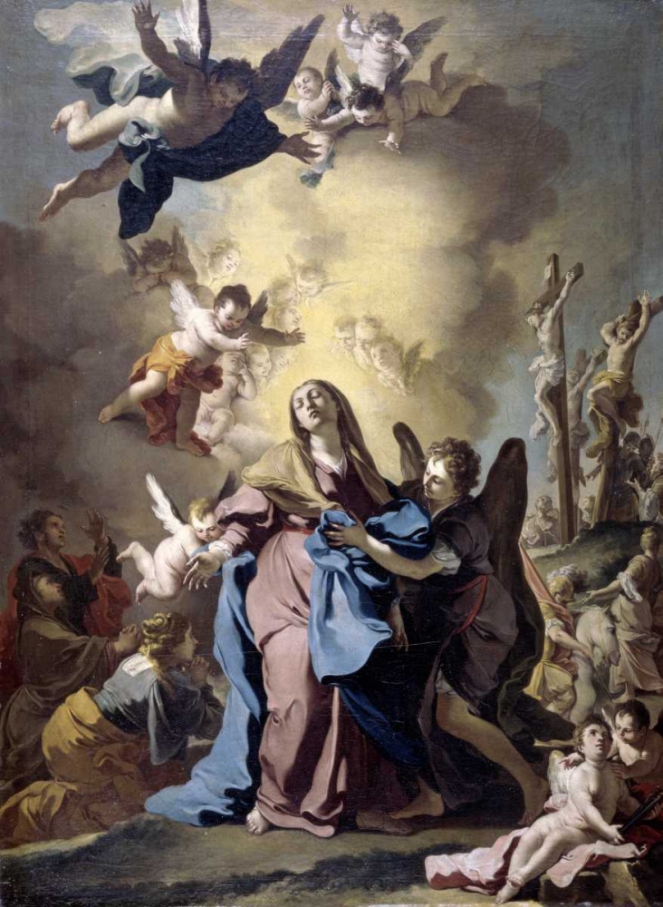 The Virgin Swooning on Calvary