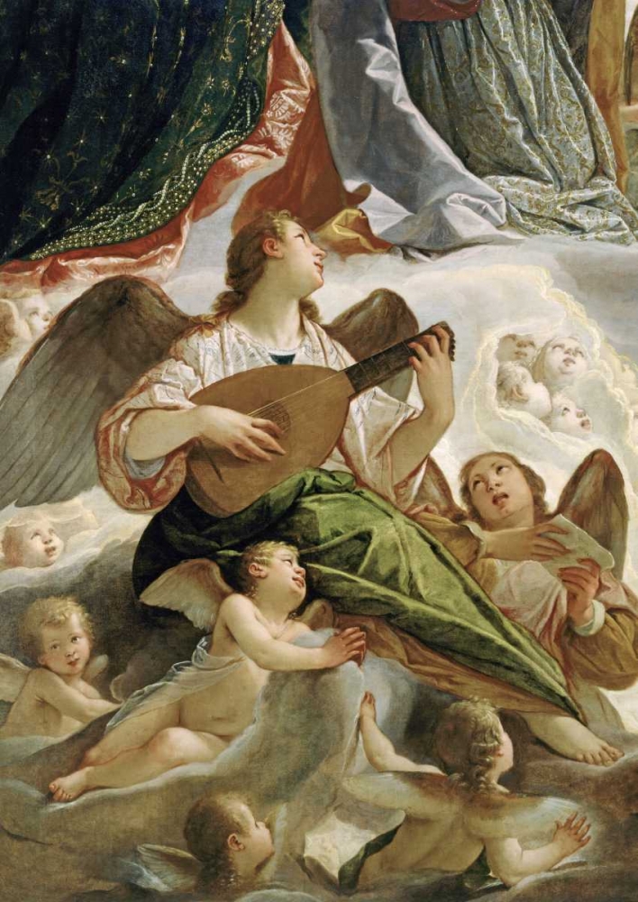 Trinity With Saints Ursula and Margaret-Detail