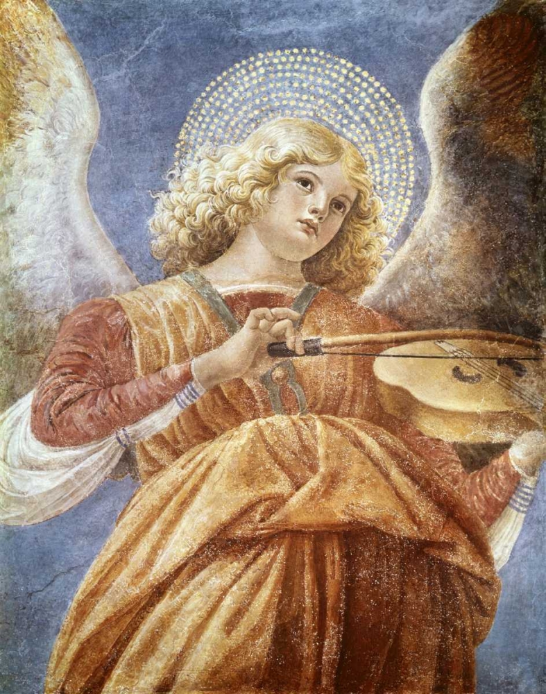 Music Making Angel with Violin