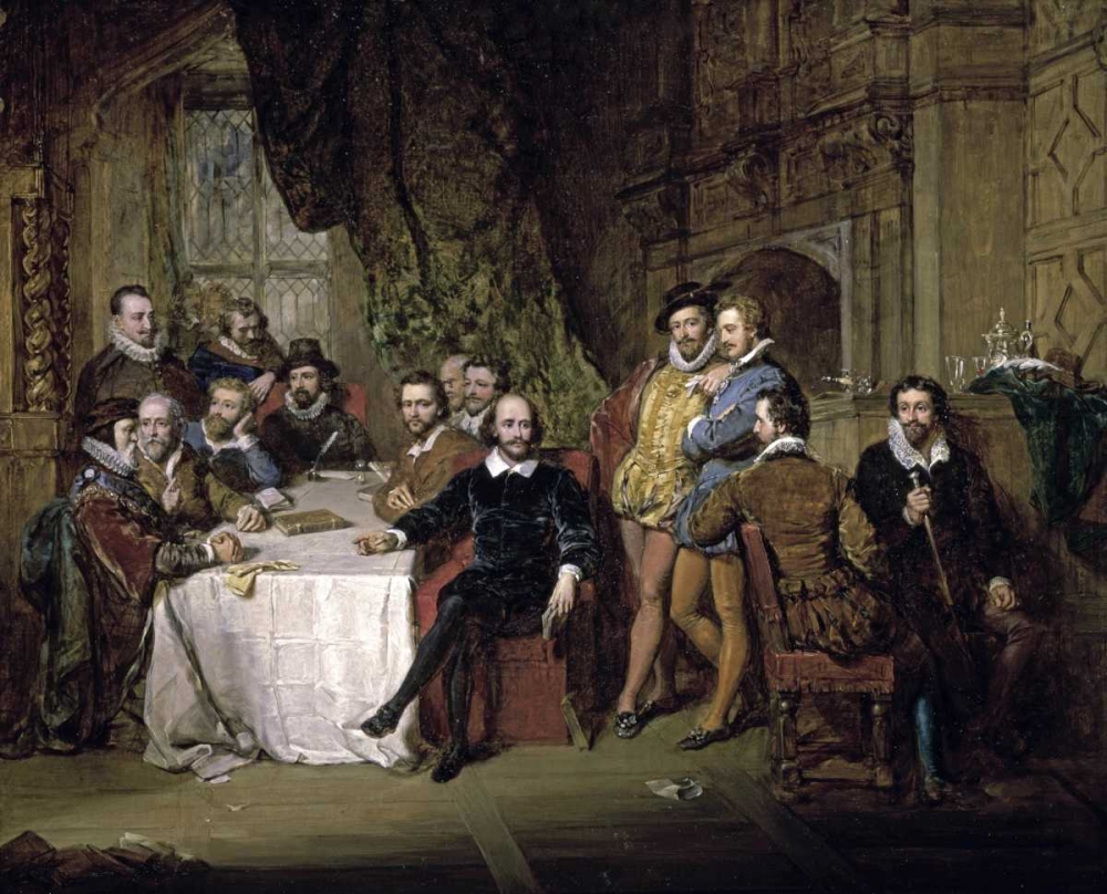 Shakespeare and his Friends at the Mermaid Tavern