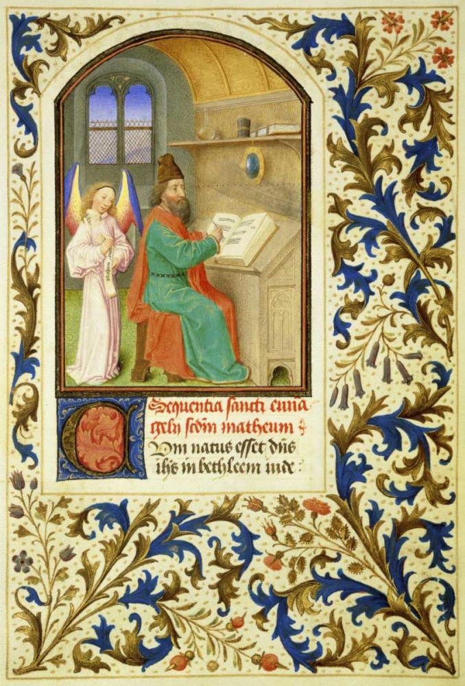 St. Matthew : Book of Hours - Detail