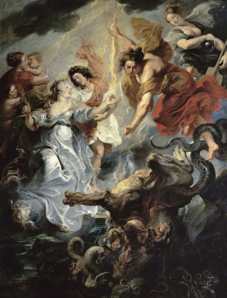 The Queens Reconciliation with Her Son