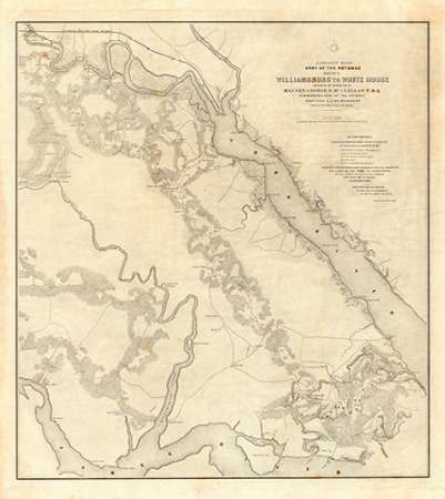 Civil War - Williamsburg To White House, 1862