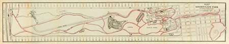 Map of the Golden Gate Park, 1896